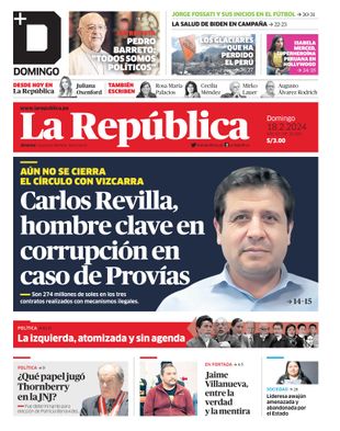 Edición Impresa - La Republica | Norte - Domingo 18 de Febrero del 2024