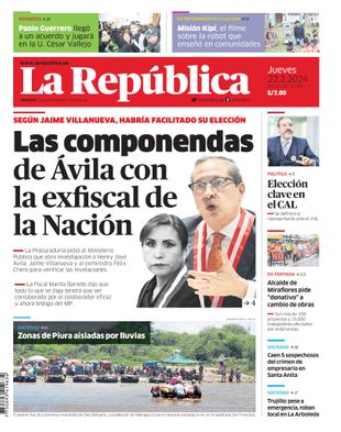 Edición Impresa - La Republica | Norte - Jueves 22 de Febrero del 2024