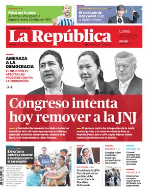 Edición Impresa - La Republica | Lima - Lunes 26 de Febrero del 2024