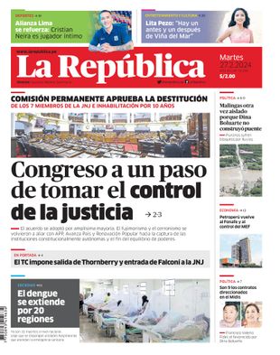 Edición Impresa - La Republica | Norte - Martes 27 de Febrero del 2024