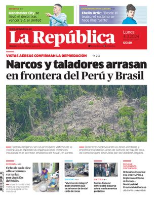 Edición Impresa - La Republica | Norte - Lunes 04 de Marzo del 2024
