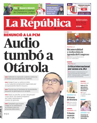 Edición Impresa - La Republica | Lima - Miercoles 06 de Marzo del 2024
