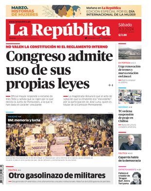Edición Impresa - La Republica | Norte - Sabado 09 de Marzo del 2024
