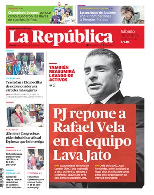Edición Impresa - La Republica | Norte - Sabado 16 de Marzo del 2024