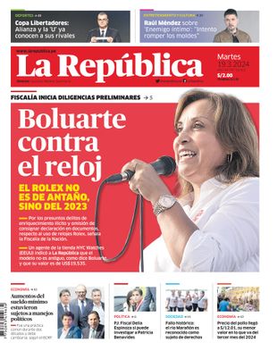 Edición Impresa - La Republica | Lima - Martes 19 de Marzo del 2024