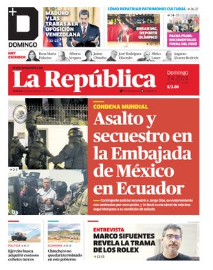 Edición Impresa - La Republica | Norte - Domingo 07 de Abril del 2024