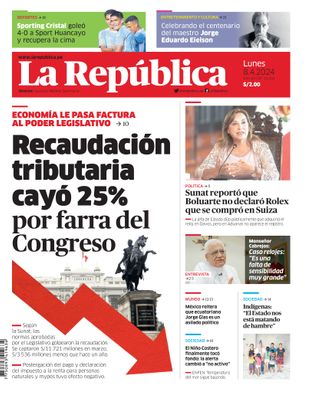 Edición Impresa - La Republica | Sur - Lunes 08 de Abril del 2024