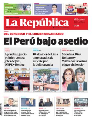 Edición Impresa - La Republica | Norte - Miercoles 10 de Abril del 2024