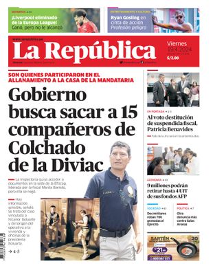 Edición Impresa - La Republica | Sur - Viernes 19 de Abril del 2024