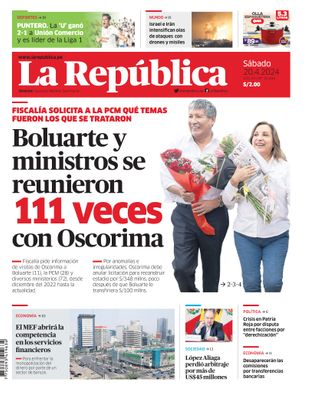 Edición Impresa - La Republica | Norte - Sabado 20 de Abril del 2024