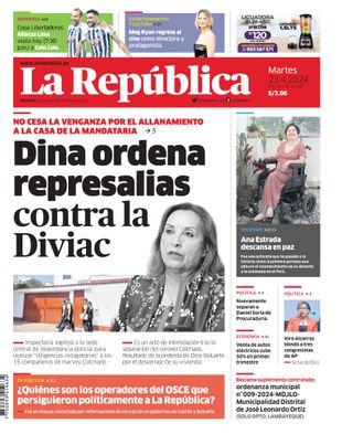 Edición Impresa - La Republica | Norte - Martes 23 de Abril del 2024