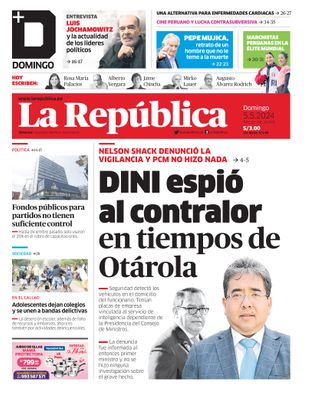 Edición Impresa - La Republica | Lima - Domingo 05 de Mayo del 2024