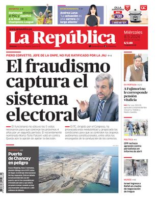 Edición Impresa - La Republica | Lima - Miercoles 08 de Mayo del 2024