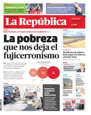 Edición Impresa - La Republica | Lima - Viernes 10 de Mayo del 2024