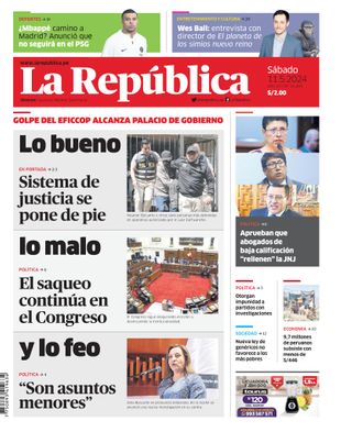 Edición Impresa - La Republica | Norte - Sabado 11 de Mayo del 2024