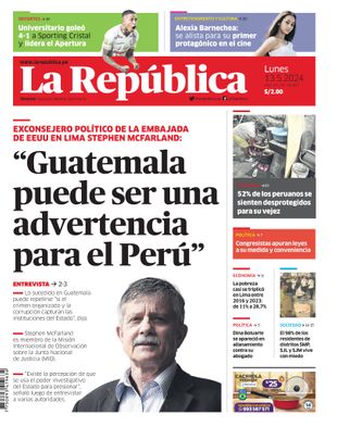 Edición Impresa - La Republica | Norte - Lunes 13 de Mayo del 2024