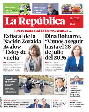 Edición Impresa - La Republica | Sur - Miercoles 15 de Mayo del 2024