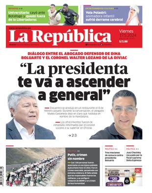 Edición Impresa - La Republica | Sur - Viernes 17 de Mayo del 2024
