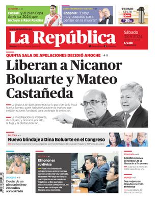 Edición Impresa - La Republica | Lima - Sabado 18 de Mayo del 2024
