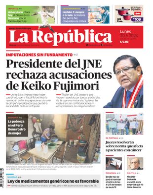 Edición Impresa - La Republica | Norte - Lunes 20 de Mayo del 2024
