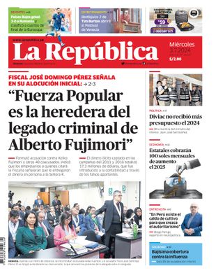 Edición Impresa - La Republica | Norte - Miercoles 03 de Julio del 2024