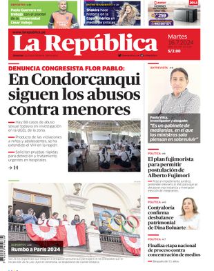 Edición Impresa - La Republica | Norte - Martes 16 de Julio del 2024