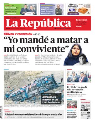 Edición Impresa - La Republica | Sur - Miercoles 17 de Julio del 2024