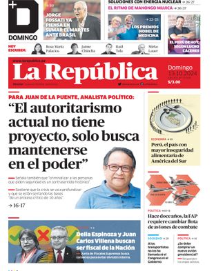 Edición Impresa - La Republica | Norte - Domingo 13 de Octubre del 2024