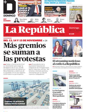 Edición Impresa - La Republica | Norte - Domingo 10 de Noviembre del 2024