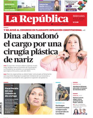 Edición Impresa - La Republica | Norte - Miercoles 04 de Diciembre del 2024