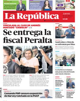 Edición Impresa - La Republica | Norte - Jueves 05 de Diciembre del 2024