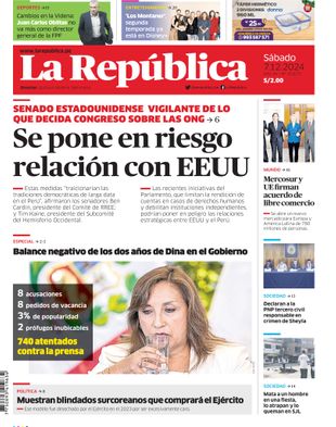 Edición Impresa - La Republica | Norte - Sabado 07 de Diciembre del 2024