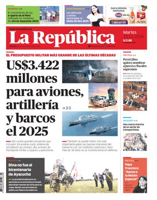 Edición Impresa - La Republica | Lima - Martes 10 de Diciembre del 2024