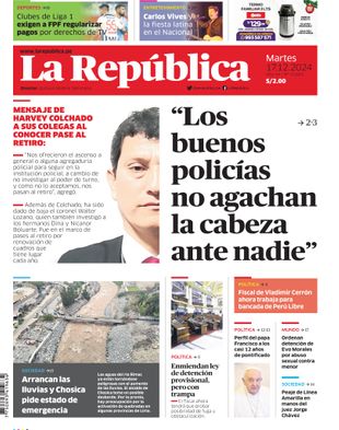 Edición Impresa - La Republica | Norte - Martes 17 de Diciembre del 2024