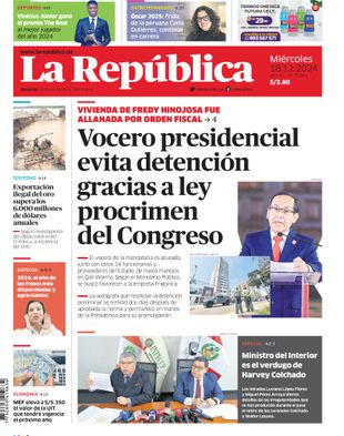 Edición Impresa - La Republica | Norte - Miercoles 18 de Diciembre del 2024