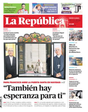 Edición Impresa - La Republica | Lima - Miercoles 25 de Diciembre del 2024