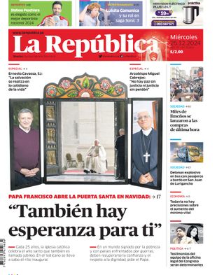 Edición Impresa - La Republica | Sur - Miercoles 25 de Diciembre del 2024