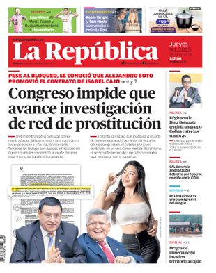 Edición Impresa - La Republica | Lima - Jueves 09 de Enero del 2025