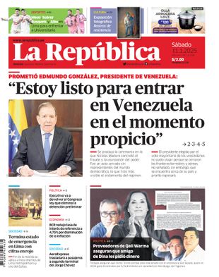 Edición Impresa - La Republica | Lima - Sabado 11 de Enero del 2025