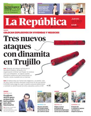 Edición Impresa - La Republica | Lima - Jueves 23 de Enero del 2025