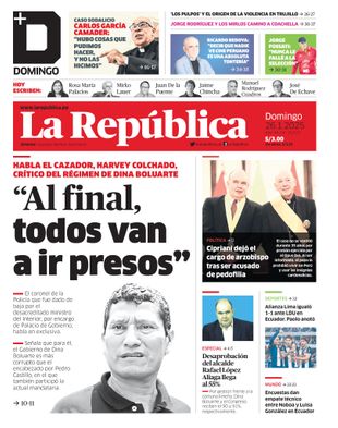 Edición Impresa - La Republica | Lima - Domingo 26 de Enero del 2025