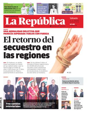 Edición Impresa - La Republica | Lima - Sabado 01 de Febrero del 2025