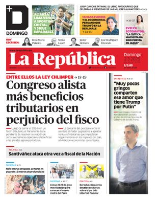 Edición Impresa - La Republica | Lima - Domingo 02 de Marzo del 2025