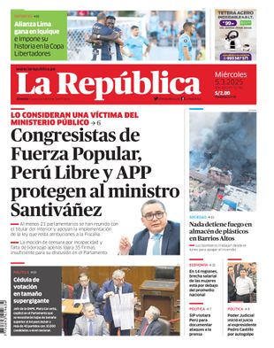 Edición Impresa - La Republica | Lima - Miercoles 05 de Marzo del 2025