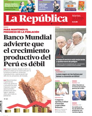 Edición Impresa - La Republica | Norte - Martes 11 de Marzo del 2025