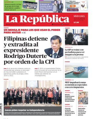 Edición Impresa - La Republica | Norte - Miercoles 12 de Marzo del 2025