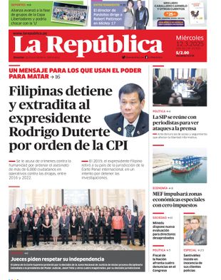 Edición Impresa - La Republica | Sur - Miercoles 12 de Marzo del 2025