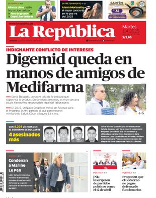 Edición Impresa - La Republica | Sur - Martes 01 de Abril del 2025