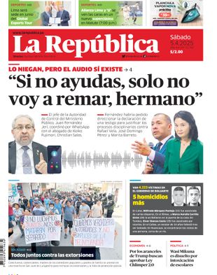 Edición Impresa - La Republica | Sur - Sabado 05 de Abril del 2025