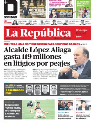 Edición Impresa - La Republica | Sur - Domingo 06 de Abril del 2025